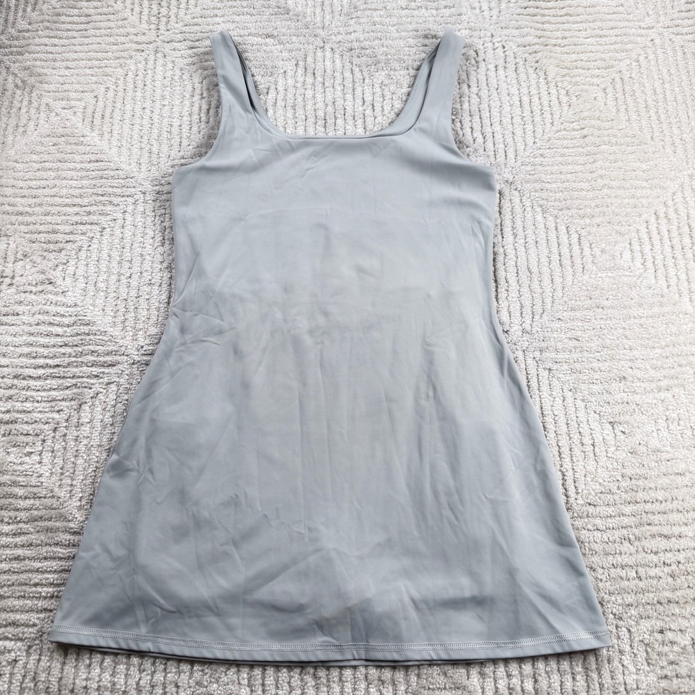 OAK + FORT Active Dress Women's Small Gray Built-in Shorts Pocket Athleisure S